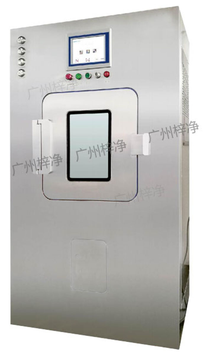 VHP滅菌傳遞窗采用專門的滅菌介質(zhì)給予系統(tǒng)使過氧化氫等離子體更均勻，達(dá)到滅菌效果。