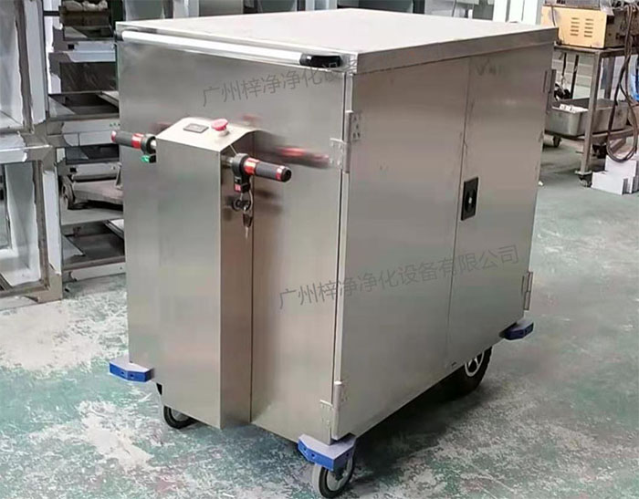 無菌物品電動運(yùn)送車又稱為無菌物品運(yùn)送車、無菌密封下送車、無菌物品回收車。